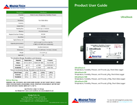 Thumbnail of document Manual - UltraShock Temperature, Humidity, Pressure, and Tri-Axial Shock Data Logger